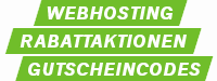 Webhosting Rabattaktionen und Gutscheincodes